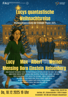 Zum Artikel "„Lucys quantastische Weihnachtsreise“ – Physics Christmas Lecture 2025 (Audimax !)"